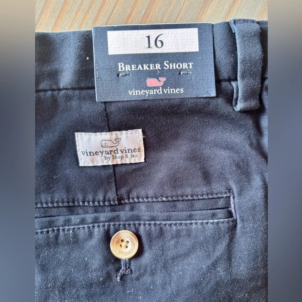 NWT Vineyard Vines Boy’s 9” Breaker Short in Nautical Blue Size 16 - Picture 5 of 6